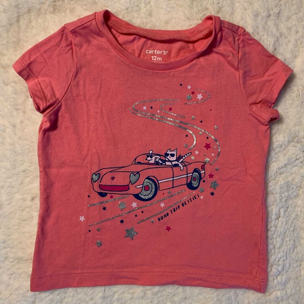 Carters “road trip besties” 12 months t-shirt